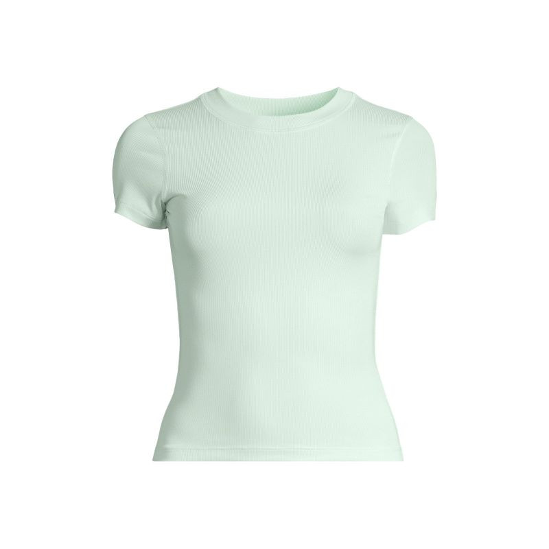 Dámské tričko CASALL Bold Rib Tee, zelené - Dámské oblečení trika