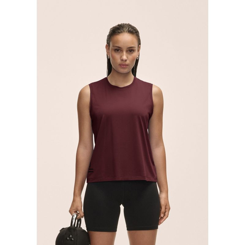 Dámské tričko CASALL Graphic Tank, barva bordová