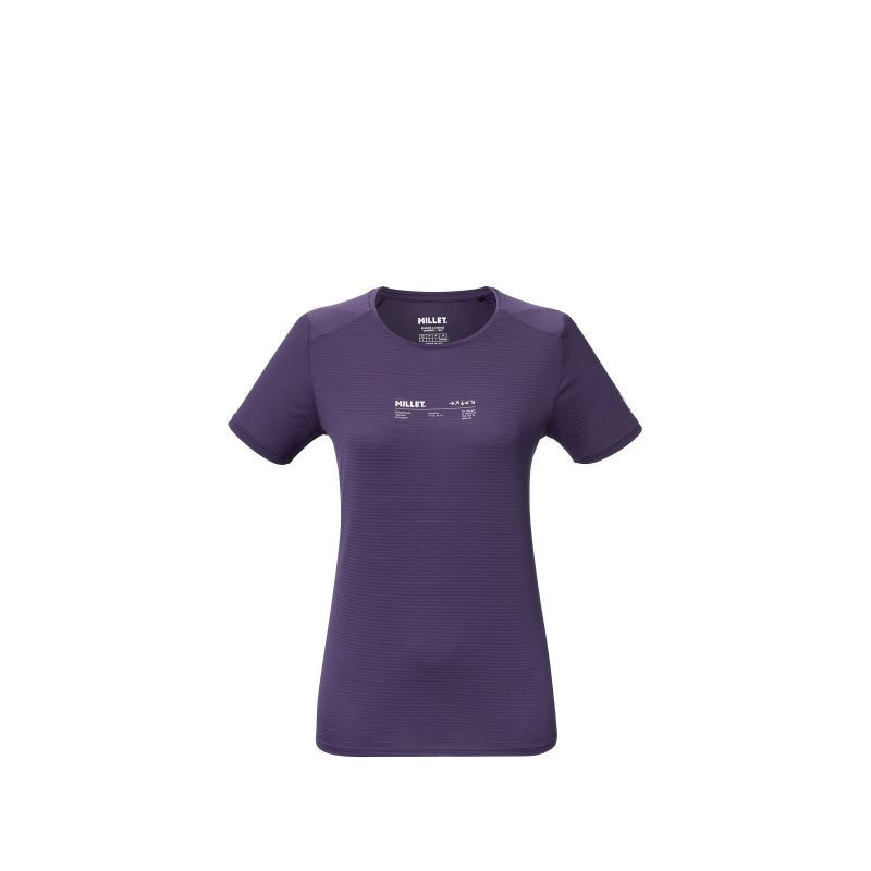 Dámské tričko MILLET Intense Essential Ts Ss W, fialové - Dámské oblečení trika