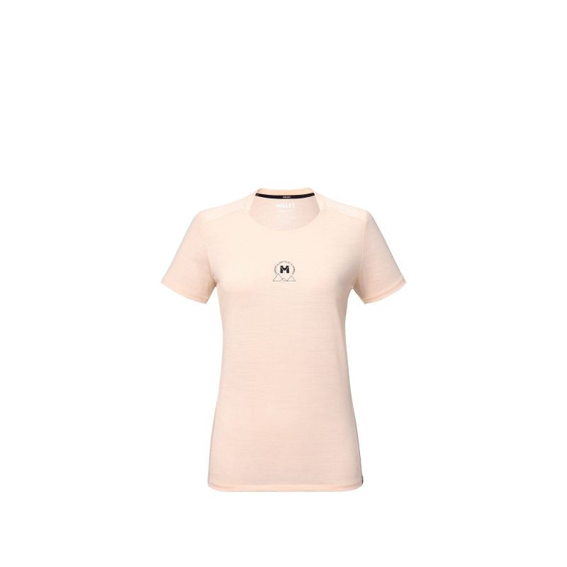 Dámské tričko MILLET Ubic Wool Ts Ss W, světle růžové