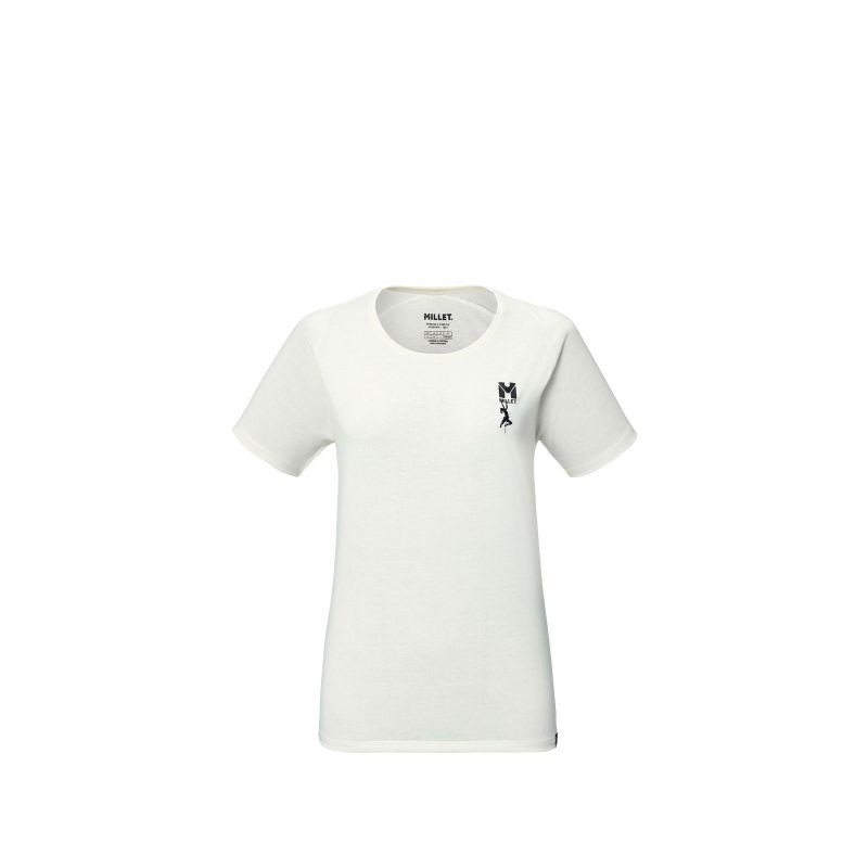 Dámské tričko MILLET Cimaï Natural Ts Ss W, béžové - Dámské oblečení trika