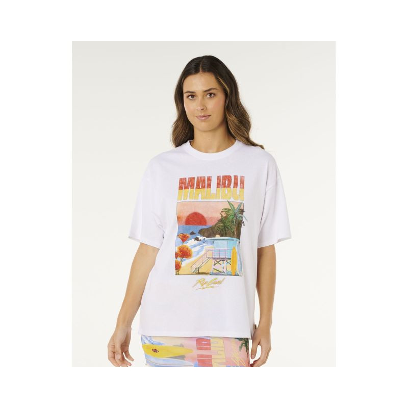 Dámské tričko RIP CURL Hayley O Heritage Tee, bílé