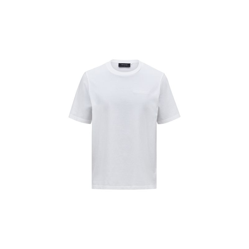 Tričko Peak Performance M Original Small Logo Tee, bílé - Dámské oblečení trika