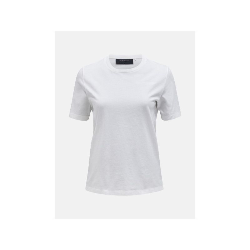 Tričko Peak Performance W Original Small Logo Tee, bílé