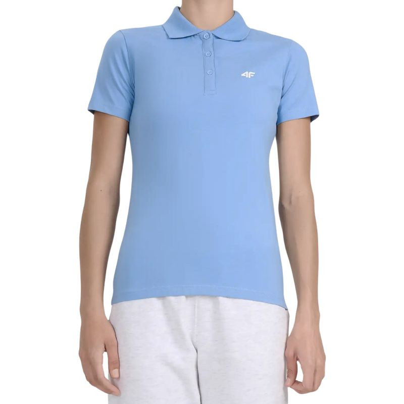 Dámské polo tričko 4F F0768, denim, 4FWMM00TPTSF0768, velikost 32S