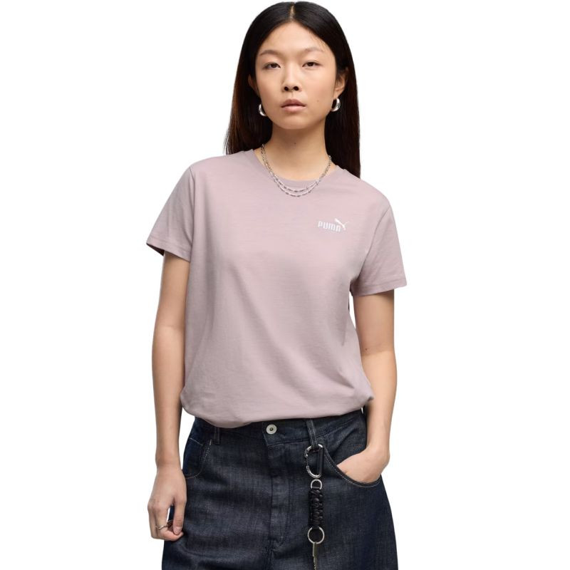 Dámské tričko Puma Ess Standard Small Logo Tee, špinavě růžové, 695752 49 - Dámské oblečení trika
