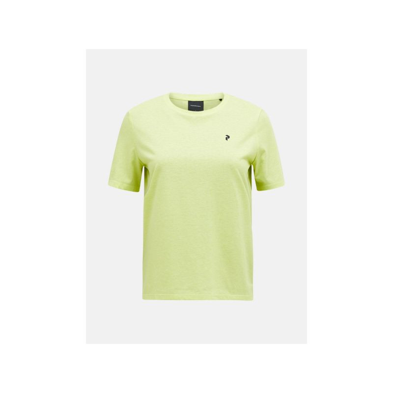 Tričko PEAK PERFORMANCE Explore Graphic Tee Women, žluté