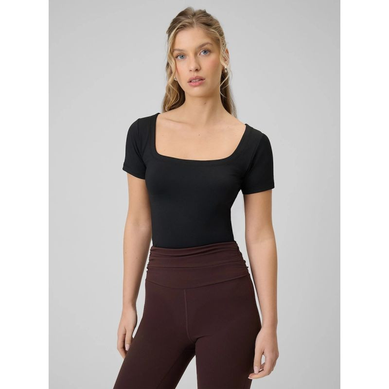 Dámské hladké tričko slim 4F 4FRSS26TTSHF3633-20S - Dámské oblečení trika