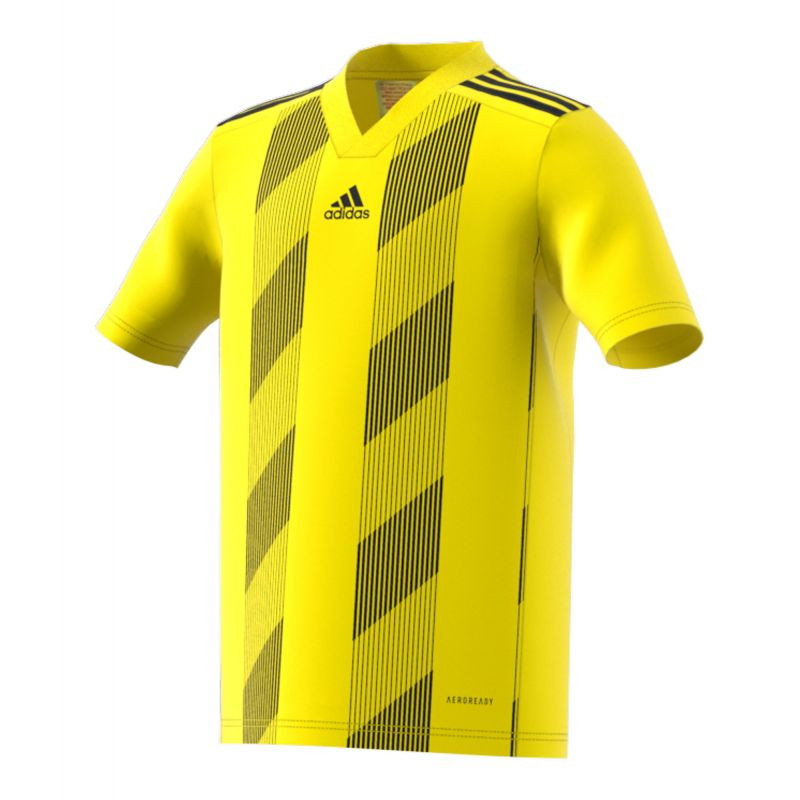 Juniorské pruhované tričko adidas 19 GH1670 - Dámské oblečení trika