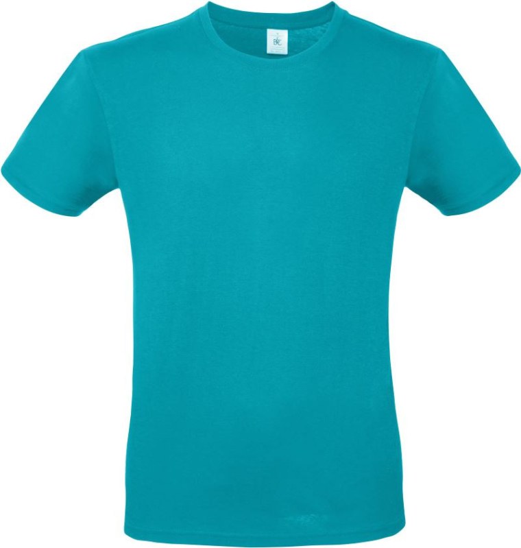 B&C #E150 Tričko 01.001T real turquoise