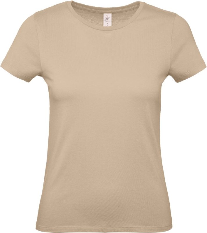 B&C #E150 /women Dámské tričko 01.002T sand - Dámské oblečení trika