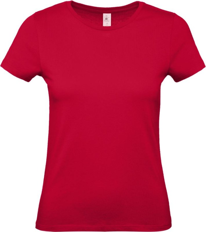 B&C #E150 /women Dámské tričko 01.002T deep red