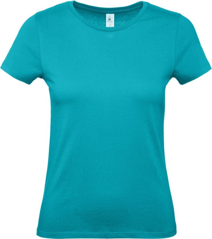 B&C #E150 /women Dámské tričko 01.002T real turquoise
