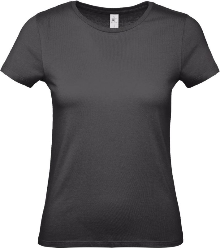 B&C #E150 /women Dámské tričko 01.002T black pure