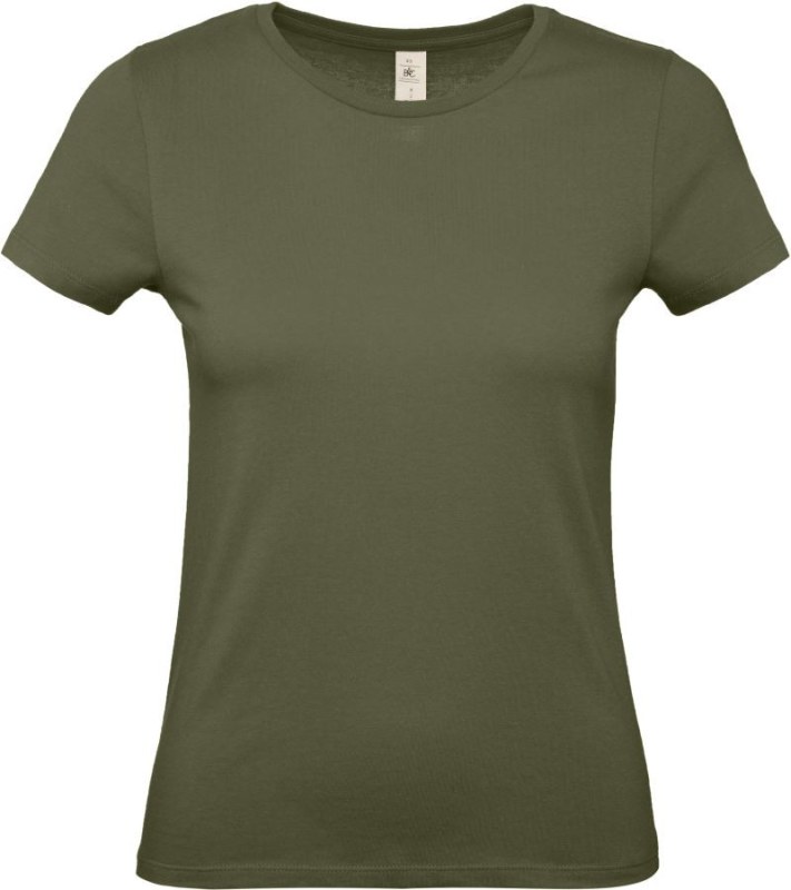 B&C #E150 /women Dámské tričko 01.002T urban khaki