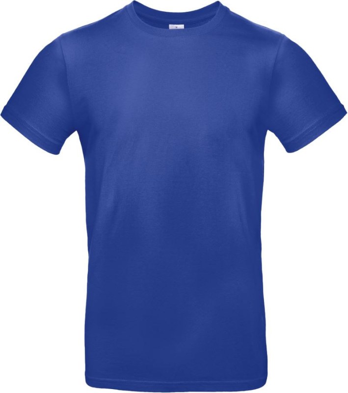 B&C #E190 Tričko z těžké bavlny 01.003T cobalt blue