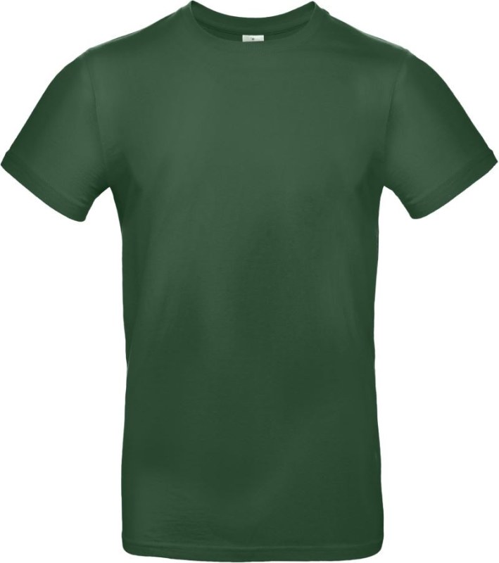 B&C #E190 Tričko z těžké bavlny 01.003T bottle green