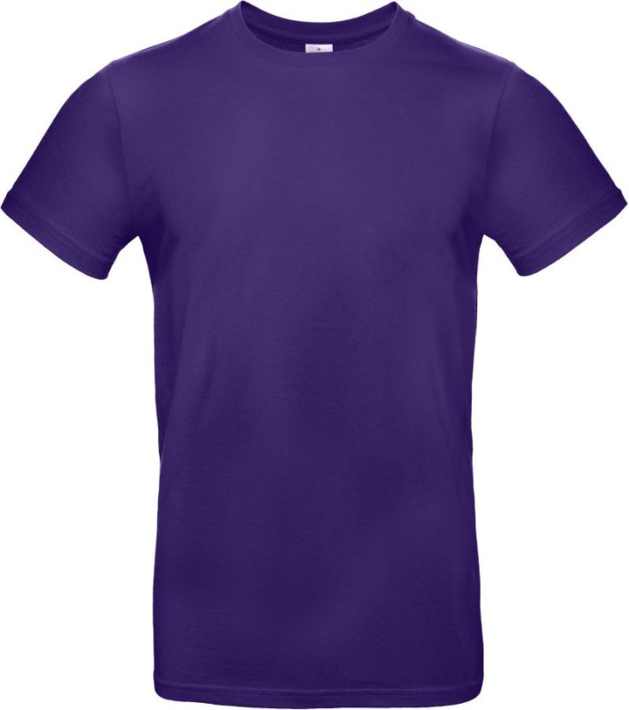 B&C #E190 Tričko z těžké bavlny 01.003T radiant purple