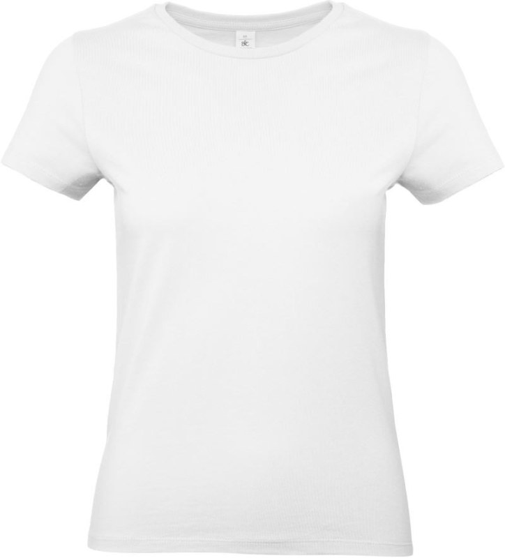 B&C #E190 /women Dámské tričko z těžké bavlny 01.004T white
