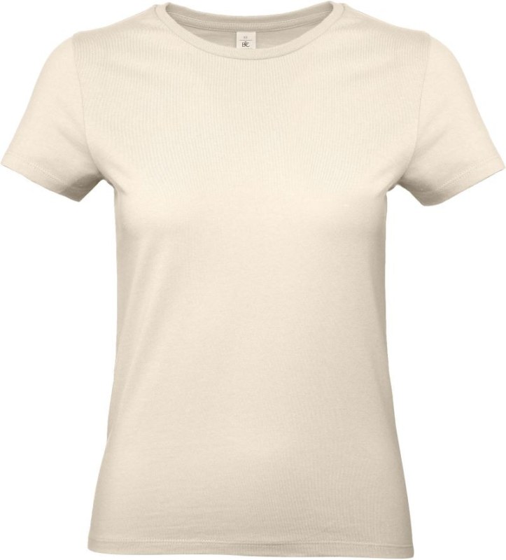B&C #E190 /women Dámské tričko z&nbsp;těžké bavlny 01.004T natural - Dámské oblečení trika