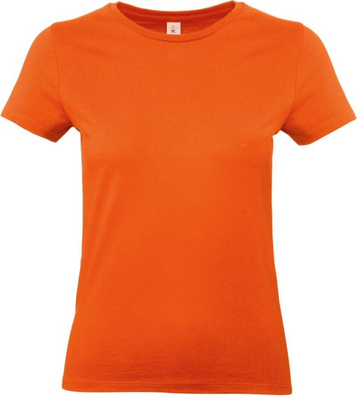 B&C #E190 /women Dámské tričko z&nbsp;těžké bavlny 01.004T orange - Dámské oblečení trika
