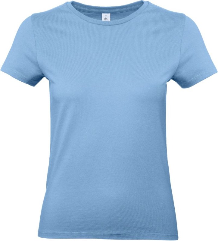 B&C #E190 /women Dámské tričko z&nbsp;těžké bavlny 01.004T sky blue - Dámské oblečení trika