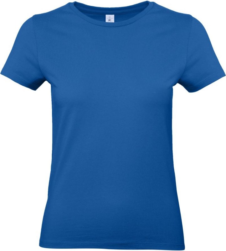 B&C #E190 /women Dámské tričko z těžké bavlny 01.004T royal blue