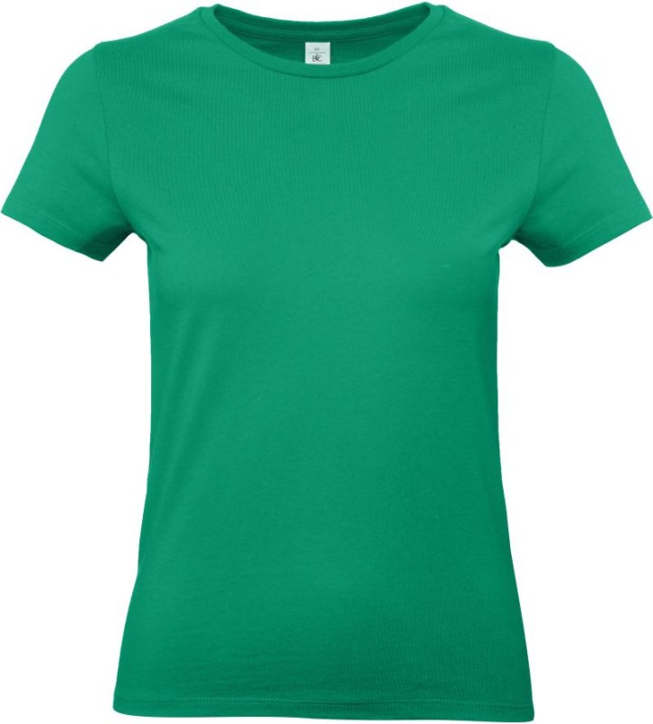 B&C #E190 /women Dámské tričko z&nbsp;těžké bavlny 01.004T kelly green - Dámské oblečení trika