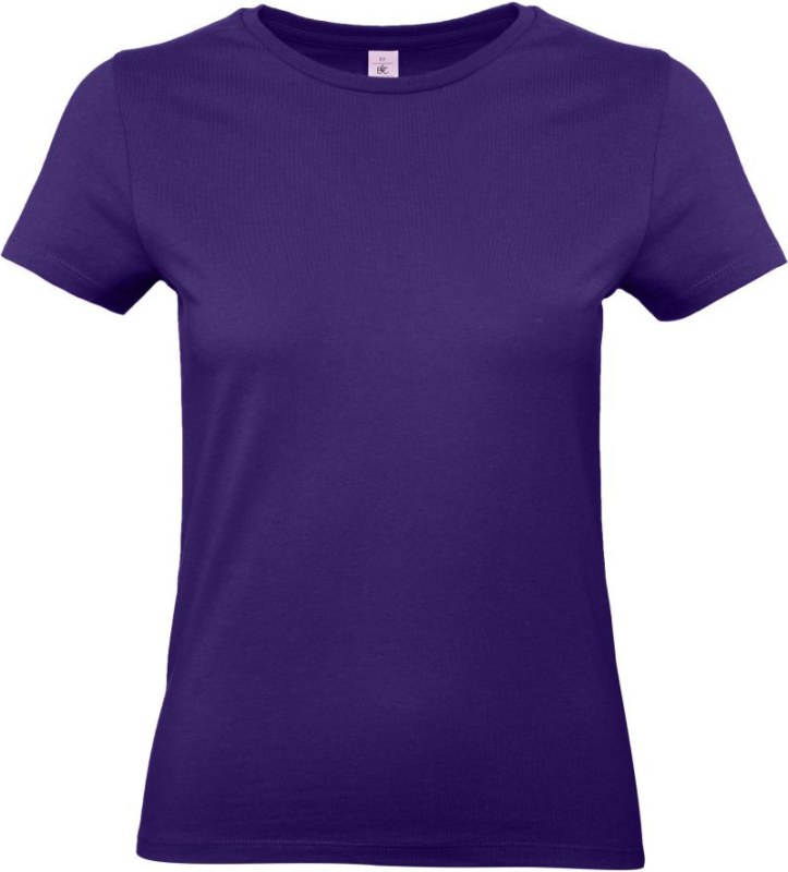 B&C #E190 /women Dámské tričko z&nbsp;těžké bavlny 01.004T radiant purple - Dámské oblečení trika