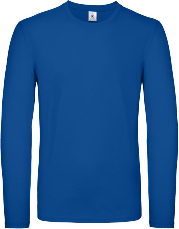 B&C #E150 LSL Tričko s dlouhým rukávem 01.005T royal blue