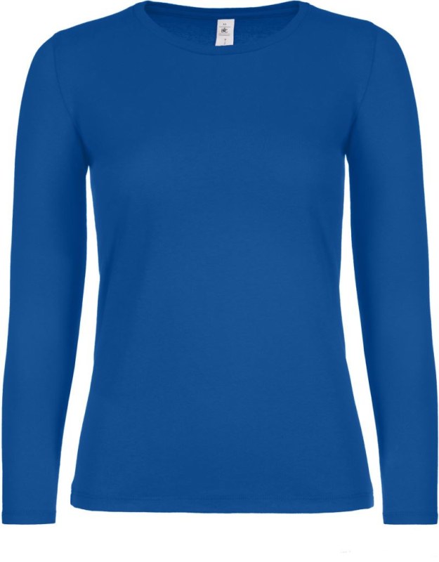 B&C #E150 LSL /women Dámské tričko s dlouhým rukávem 01.006T royal blue