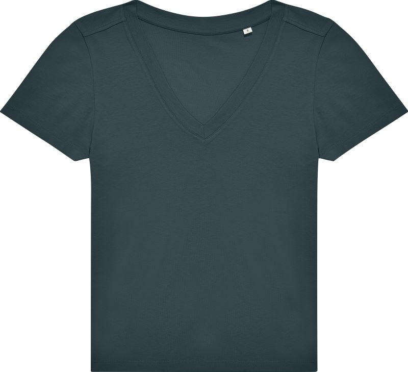B&C #E150 V /women Dámské tričko s výstřihem do V 01.014T amalfi teal