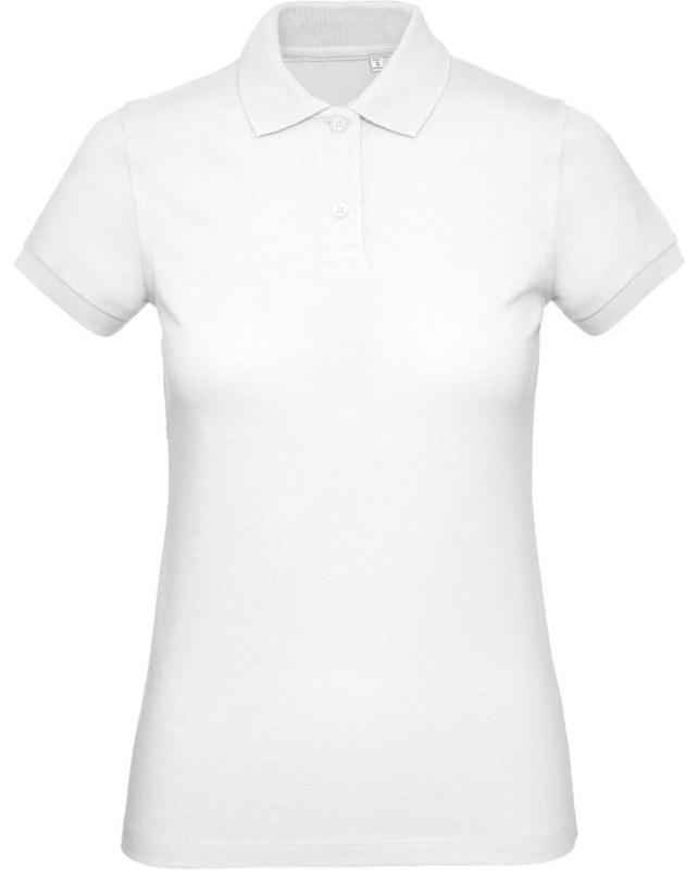 B&C Inspire Polo /women_° Dámské piqué polo z bio bavlny 01.0440 white