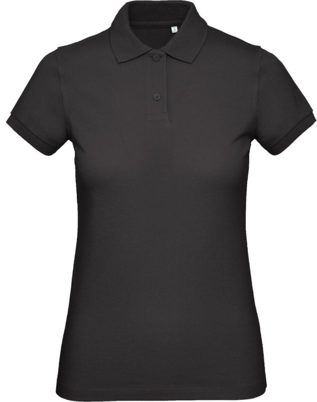 B&C Inspire Polo /women_° Dámské piqué polo z bio bavlny 01.0440 black
