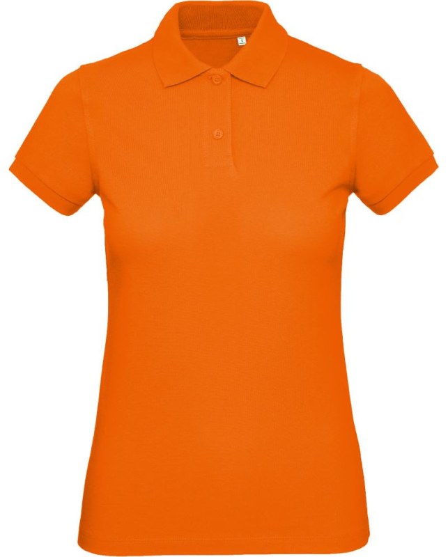 B&C Inspire Polo /women_° Dámské piqué polo z bio bavlny 01.0440 orange