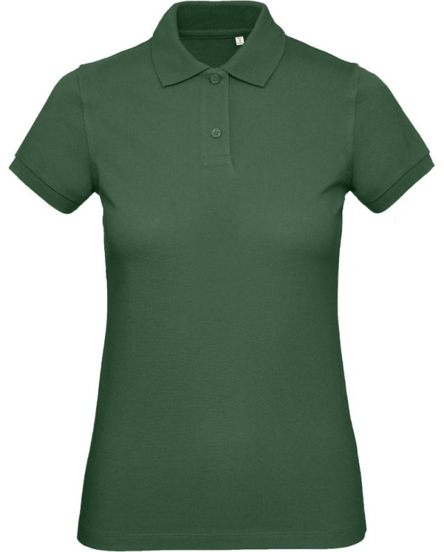 B&C Inspire Polo /women_° Dámské piqué polo z bio bavlny 01.0440 bottle green