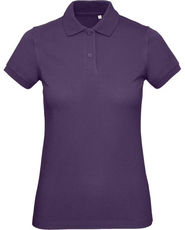 B&C Inspire Polo /women_° Dámské piqué polo z bio bavlny 01.0440 radiant purple