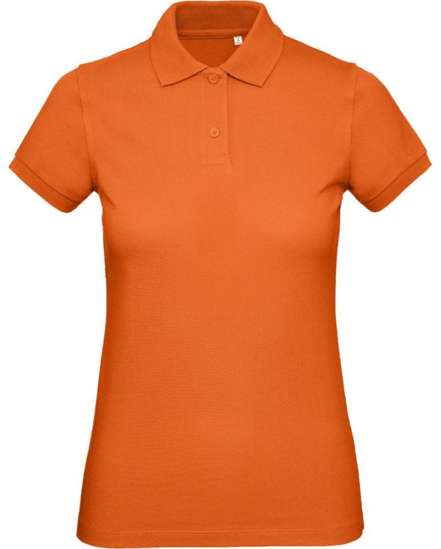 B&C Inspire Polo /women_° Dámské piqué polo z bio bavlny 01.0440 urban orange