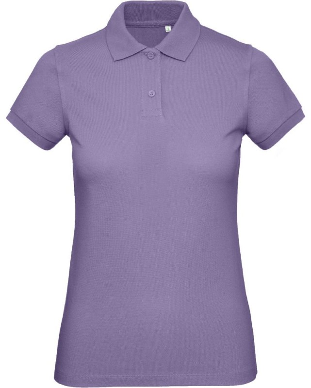 B&C Inspire Polo /women_° Dámské piqué polo z bio bavlny 01.0440 millennial lilac
