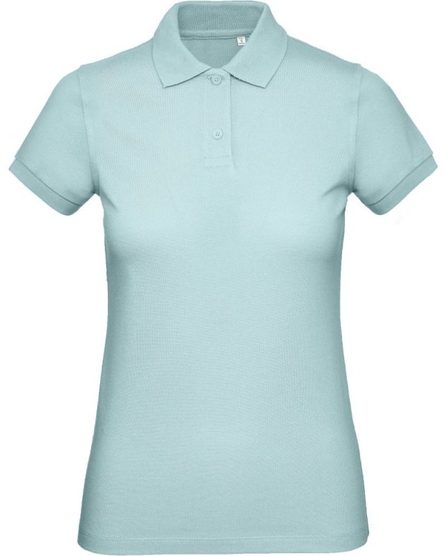 B&C Inspire Polo /women_° Dámské piqué polo z bio bavlny 01.0440 millennial mint