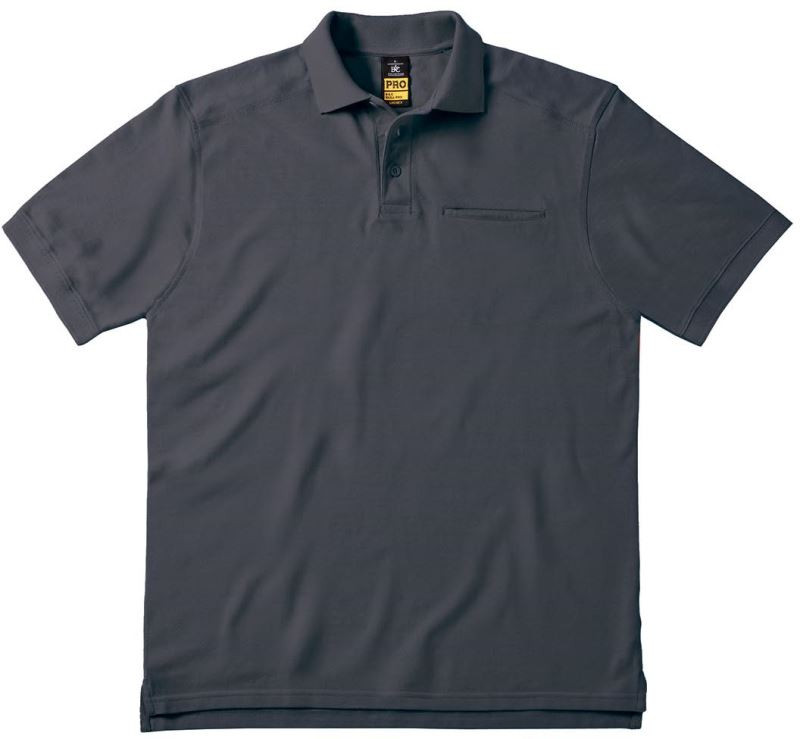 B&C Skill Pro Pracovní piqué polo 01.0C10 dark grey