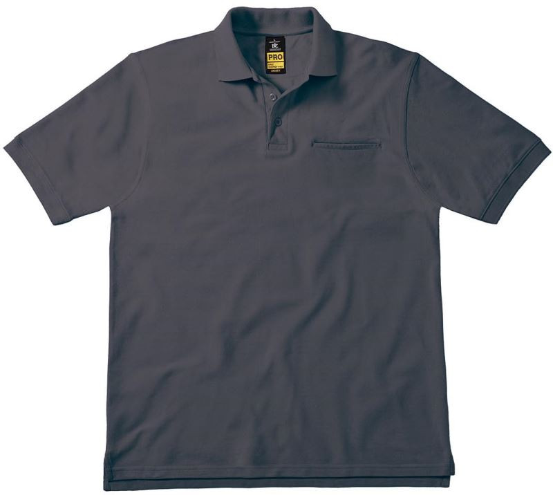 B&C Energy Pro Pracovní piqué polo 01.0C11 dark grey