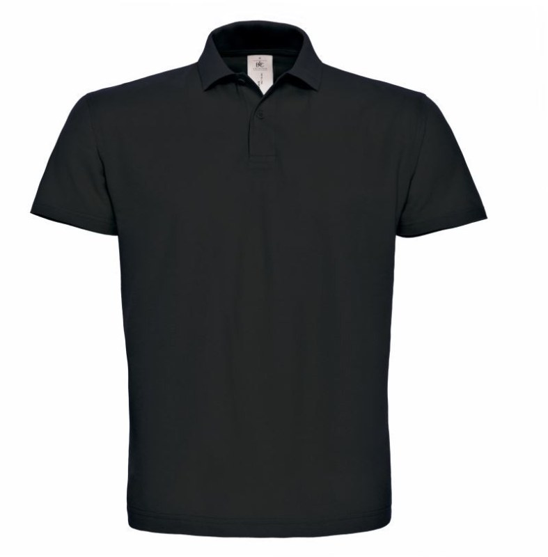 B&C ID.001 Piqué polo 01.ID01 black - Dámské oblečení trika