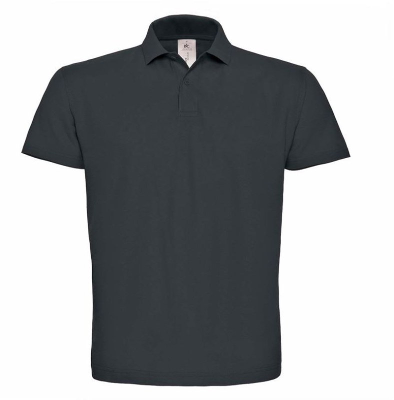 B&C ID.001 Piqué polo 01.ID01 anthracite