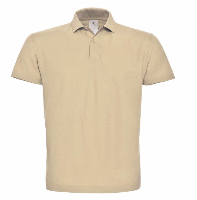 B&C ID.001 Piqué polo 01.ID01 sand