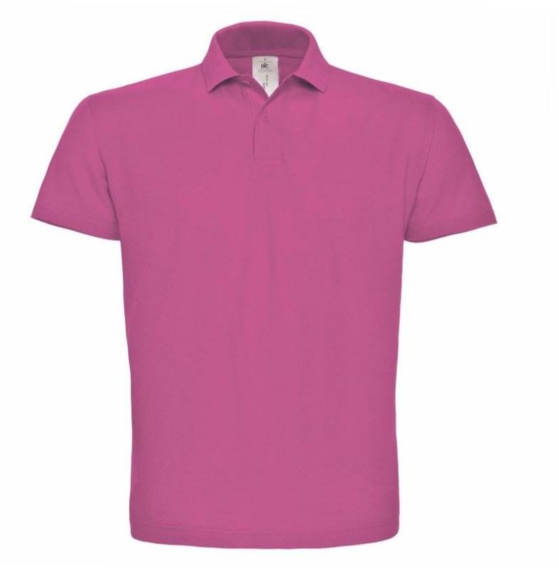 B&C ID.001 Piqué polo 01.ID01 fuchsia