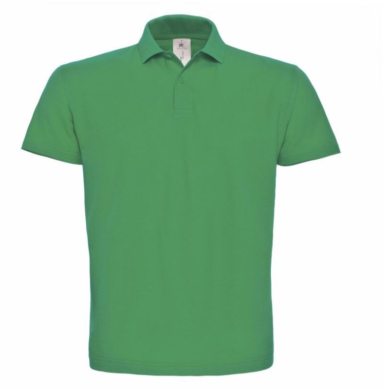 B&C ID.001 Piqué polo 01.ID01 kelly green - Dámské oblečení trika