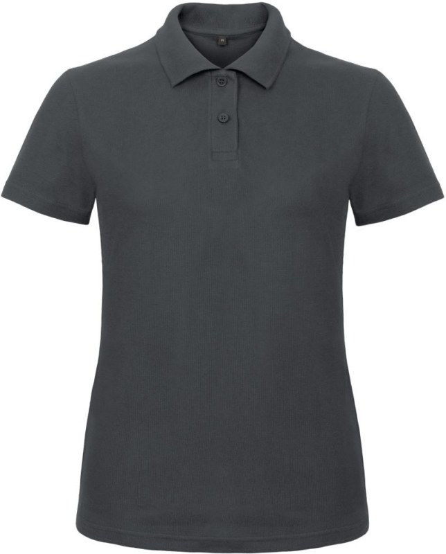 B&C ID.001 /women Dámské piqué polo 01.ID10 anthracite - Dámské oblečení trika