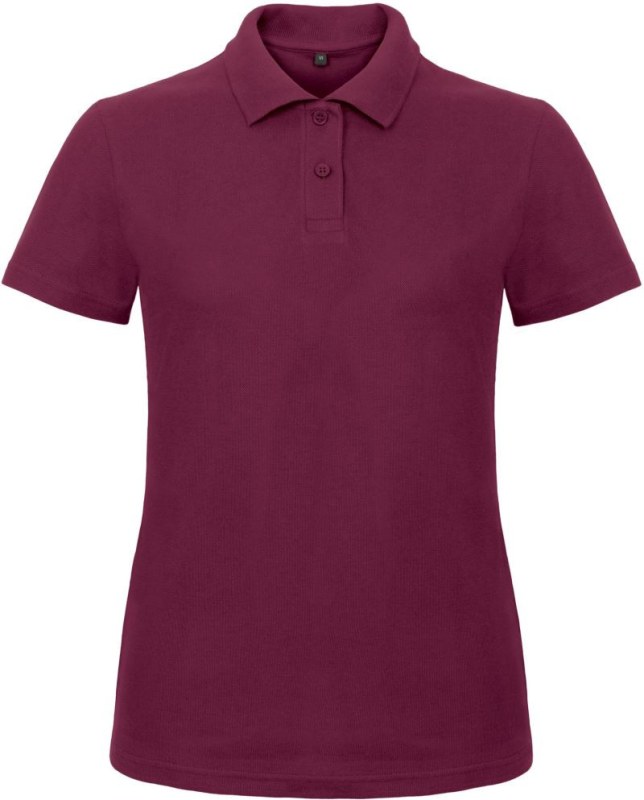 B&C ID.001 /women Dámské piqué polo 01.ID10 wine - Dámské oblečení trika