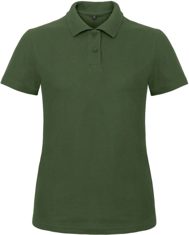 B&C ID.001 /women Dámské piqué polo 01.ID10 bottle green